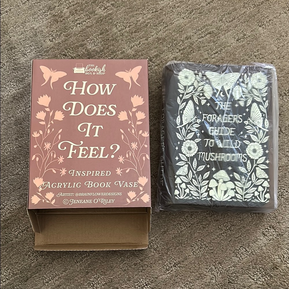 Bookish Box and Shop Acrylic Book Vase inspired by How Does it Feel